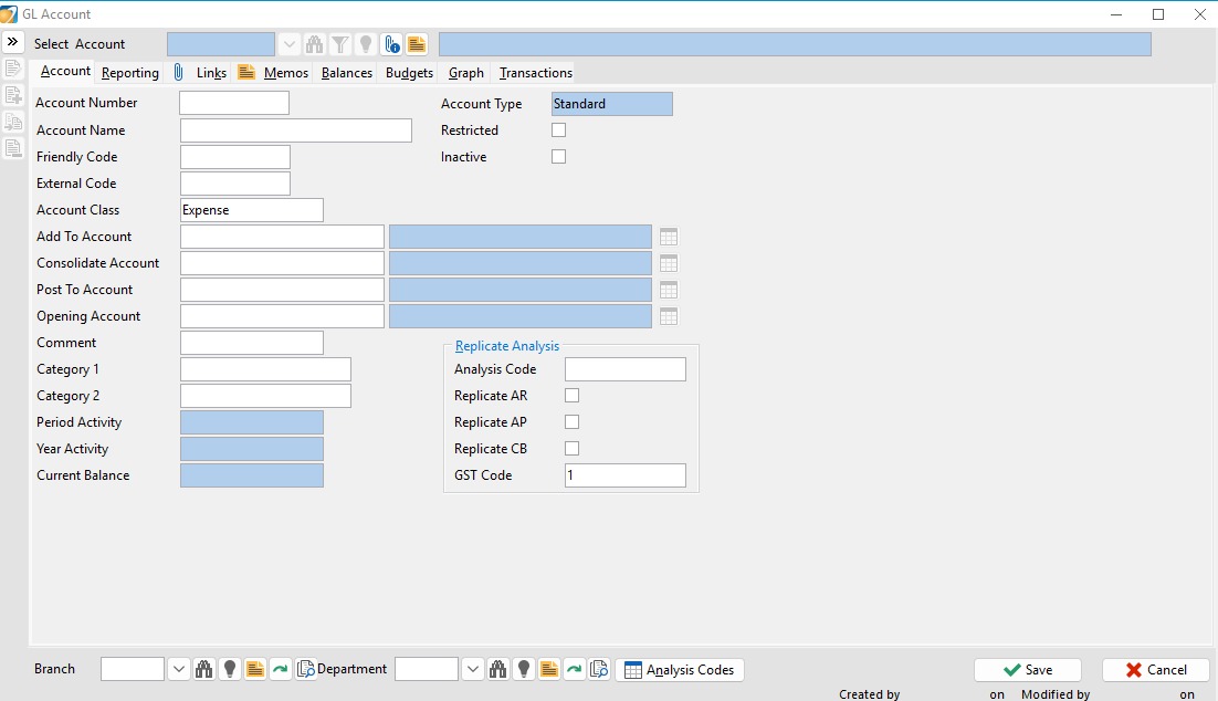 General Ledger | Core One Systems