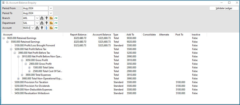 General Ledger | Core One Systems