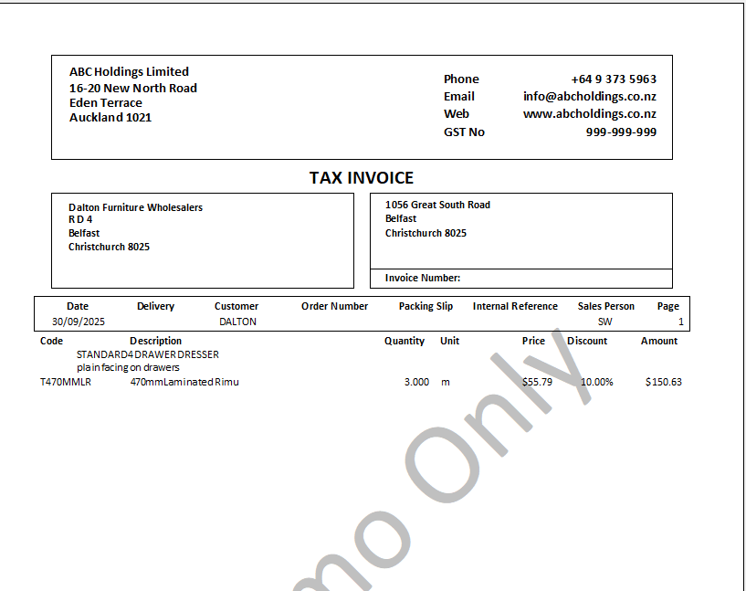 Job Invoicing | Core One Systems